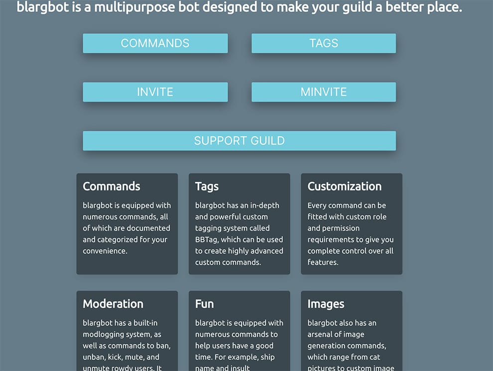 blargbot multipurpose bot