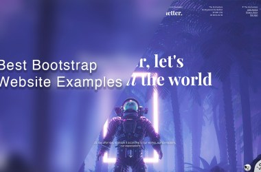 bootstrap website examples