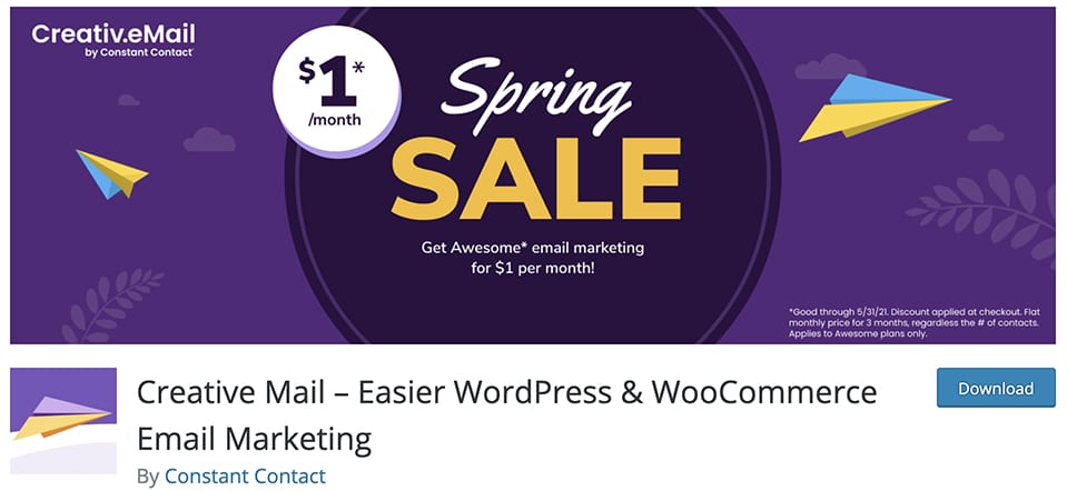 Creative Mail – Easier WordPress & WooCommerce Email Marketing