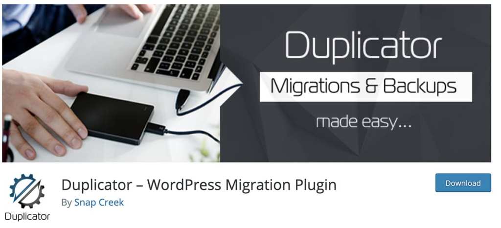 Duplicator – WordPress Migration Plugin