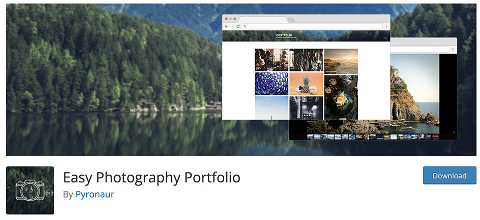 easy photography portfolio plugin