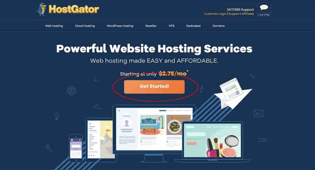 Hostgator month to month billing hosting