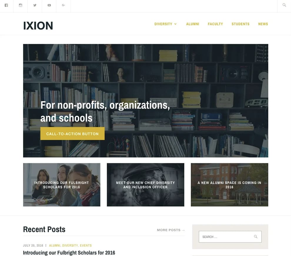 ixion free theme premium