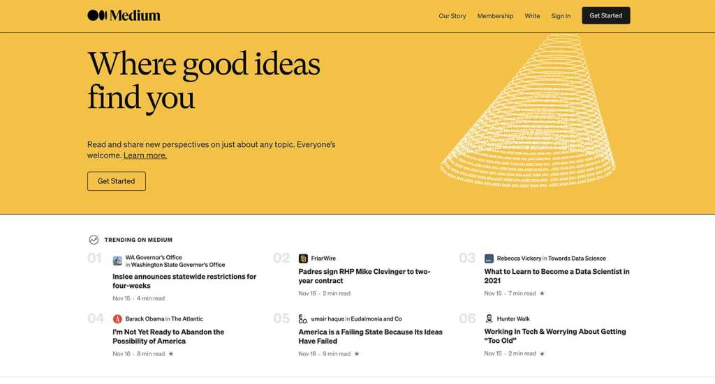 medium write stories and blogs
