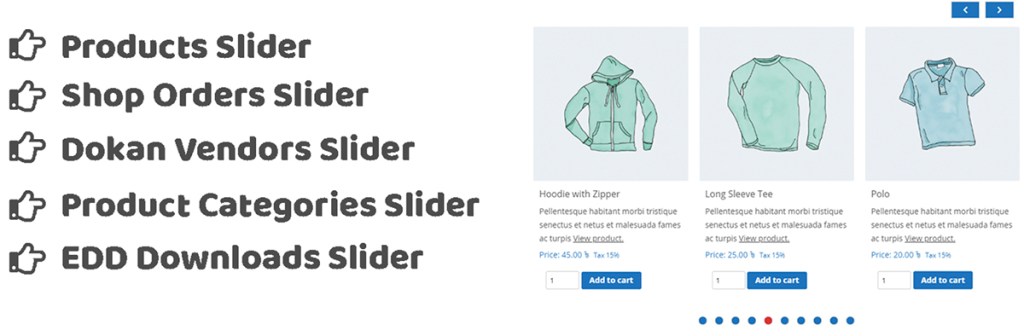 PickPlugins Product Slider is easy and user friendly carousel slider for WooCommerce products