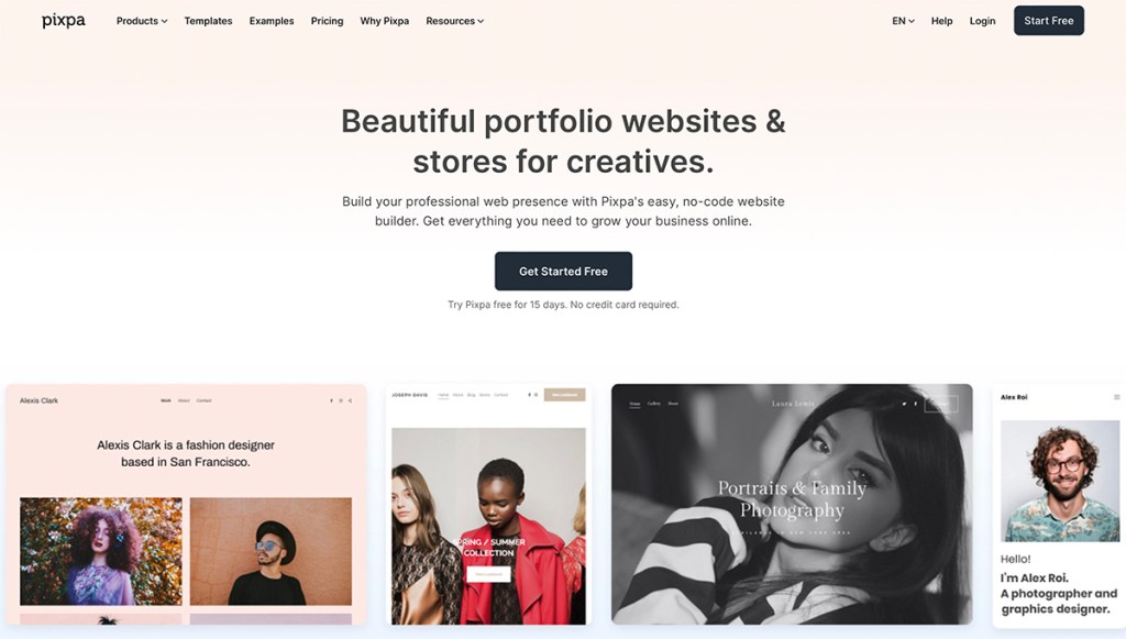 best website builder for portfolios