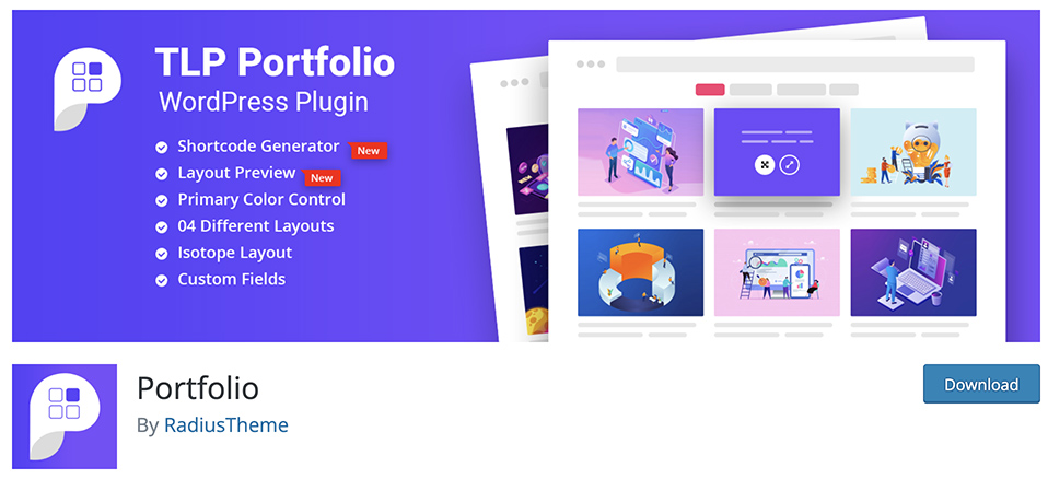 free portfolio plugin