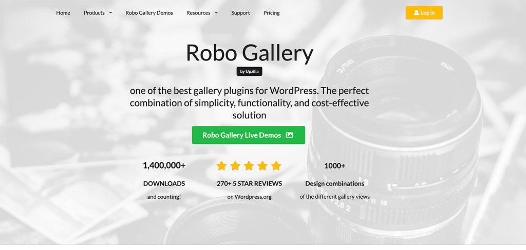 RoboGallery, even newbies in WordPress will be able to create their first gallery