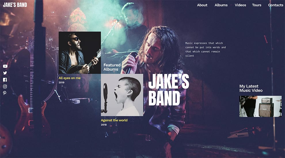 band template slider free