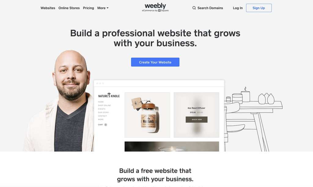 weebly simple to build blog platform