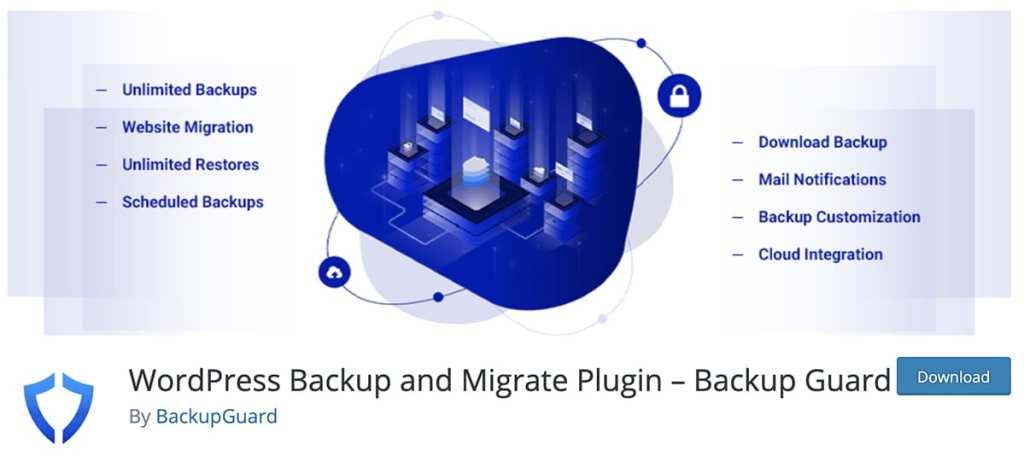 WordPress Backup and Migrate Plugin – Backup Guard