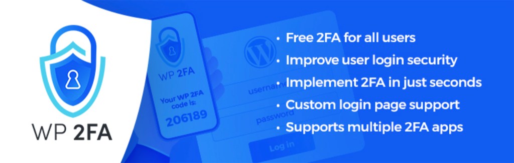 WP 2FA – Two-factor authentication for WordPress free