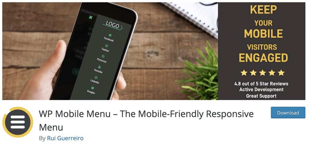 WP Mobile Menu – The Mobile-Friendly Responsive Menu