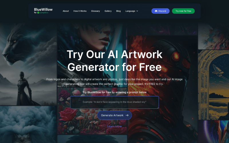 BlueWillow-Free-AI-Art-Generator