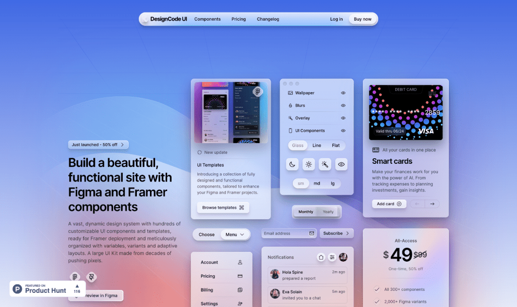 DesignCode-UI-Figma-and-Framer-Components