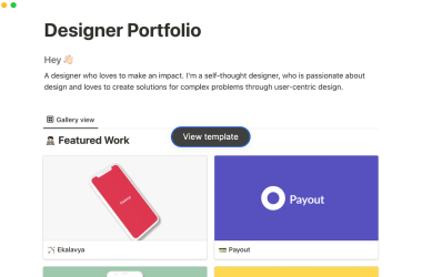 Designer-Portfolio-template