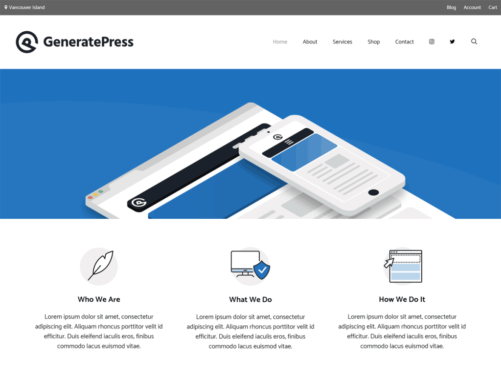 GeneratePress theme free lms