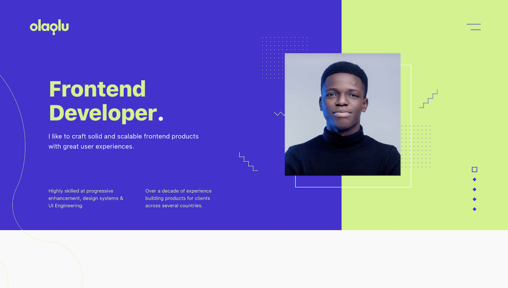 Olaolu likes to craft solid and scalable front-end products with great user experiences.