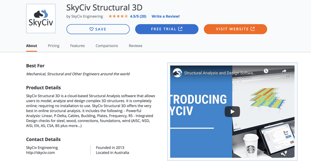 SkyCiv Structural 3D