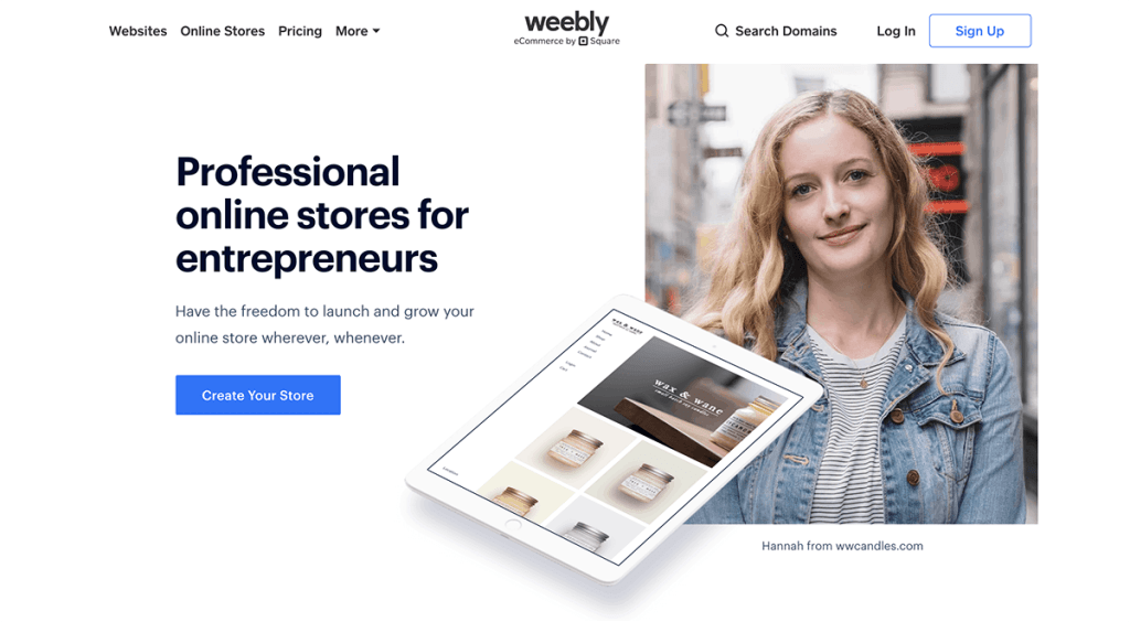 Weebly ecommerce easy platform