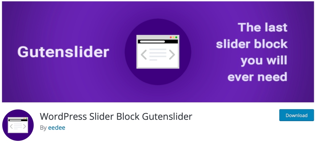 WordPress Slider Block Gutenslider